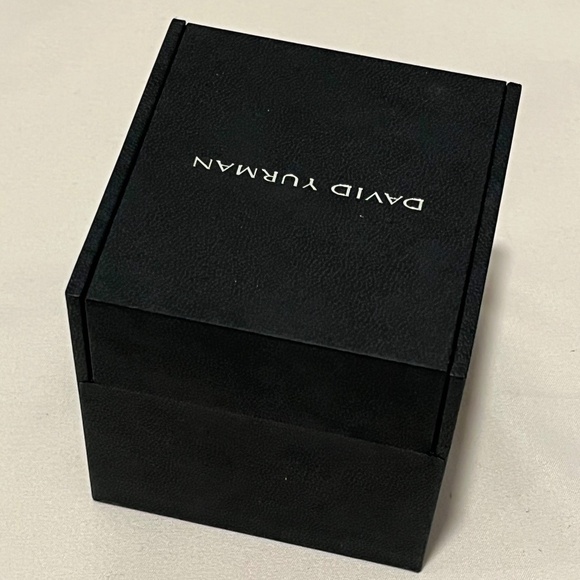 David Yurman Empty Jewelry Gift Box Watch / Bracelet Classic Black 3.25" Square - Picture 8 of 9